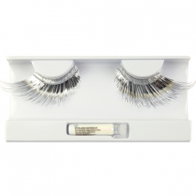 XXL Wimpern Bänder Silber
